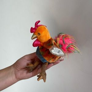 ZODIAC TY Beanie Baby. The Rooster